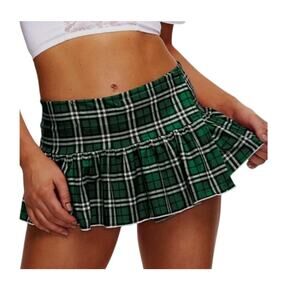 adult Teacher's Pet one size micro school girl costume skirt SK 2983